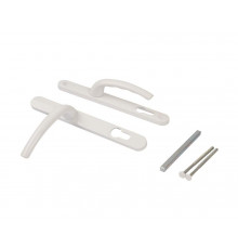 Гарнитур нажимной с подпружиниванием Star 25/92 (2 винта) Белый RAL9016