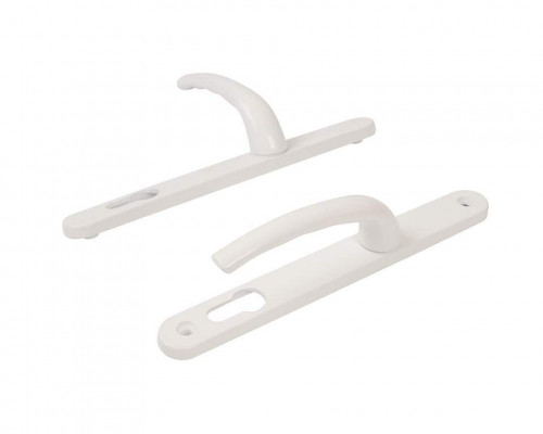 Гарнитур нажимной с подпружиниванием Star 25/92 (2 винта) Белый RAL9016