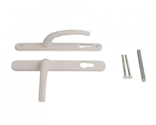 Гарнитур нажимной с подпружиниванием Star 25/92 (2 винта) Белый RAL9016