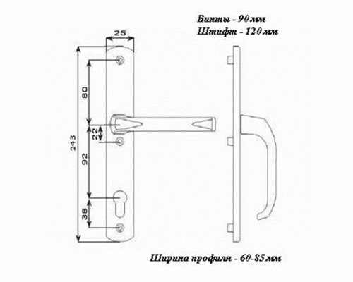 Гарнитур нажимной сплошной Elementis PZ/25/92/8 (длина штифта 120мм) Белый RAL9016 1 ком. Гарнитур нажимной сплошной Elementis PZ/25/92/8 (длина штифта 120мм) Белый RAL9016 1 ком.