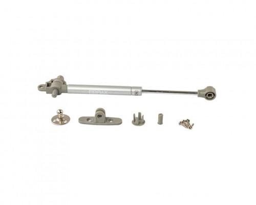 Газовый подъемник мебельный с доводчиком Firmax 100N 3,2-3,5кг (комплект из 4 частей + саморезы) 1 ком.