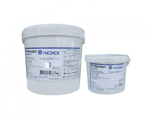 Герметик полисульфидный, двухкомпонентный, PS Standart, комплект A+B (18+1.8л)