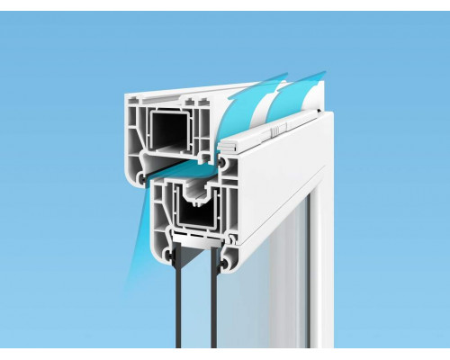 Клапан вентиляционный Air-Box Comfort MINI, белый, уплотнитель черный Клапан вентиляционный Air-Box Comfort MINI, белый, уплотнитель черный