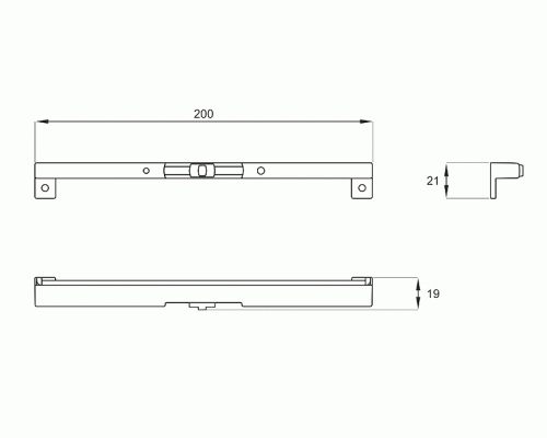 Клапан вентиляционный Air-Box Standart, 200мм, белый, уплотнитель черный