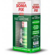 Клей 2K SOMAFIX S661 (25гр+100мл) (цианоакрилатный клей + активатор), комплект