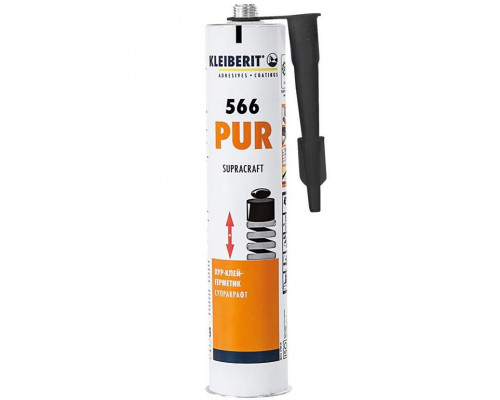 Клей Kleiberit Supracraft ПУ 566, 310 мл, черный