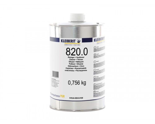 Kлейберит очиститель-разбавитель 820.0, бутылка 0.756 кг