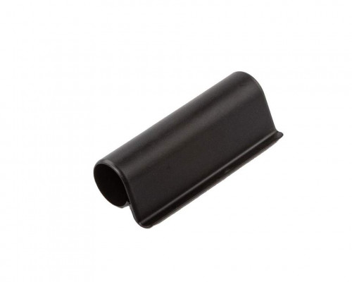 Колпачок декоративный петли-уголка, часть на створке, черный