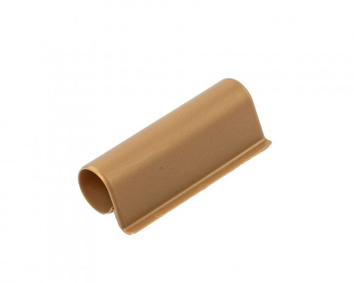 Колпачок декоративный петли-уголка, часть на створке, светлая бронза