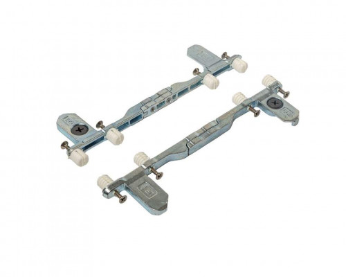 Комплект (2 шт) держателей фасада для ящика Firmax Smartline высотой 199мм под муфту (D=9.8мм, глубина 10мм)