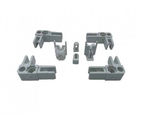 Комплект аксессуаров (4 угла, 2 направляющих, 2 заглушки) для узкой серии 18 мм (белый, RAL9016)