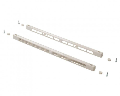 Комплект c контролем потока воздуха: клапан вентиляционный SM Tip Vent + козырек наружный Press,  25 m3/ч, белый RAL9016