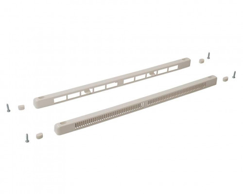 Комплект c контролем потока воздуха: клапан вентиляционный SM Tip Vent + козырек наружный Press,  25 m3/ч, белый RAL9016