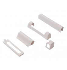 Комплект декоративных накладок Масо для ПВХ, белый