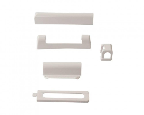Комплект декоративных накладок Масо для ПВХ, белый