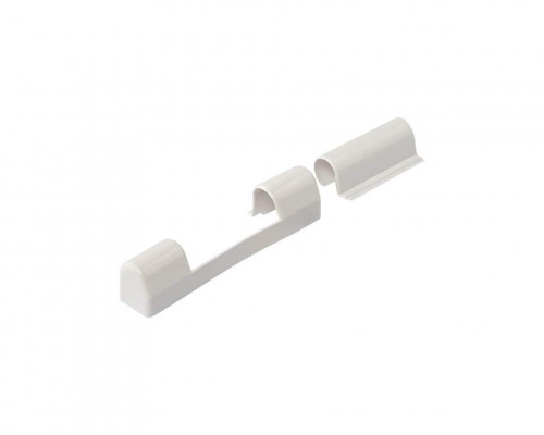 Комплект декоративных накладок на среднюю(фрамужную) петлю (2 позиции), белый 1 ком.