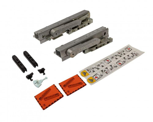 Комплект кареток PSK COMFORT левый, без усилителей