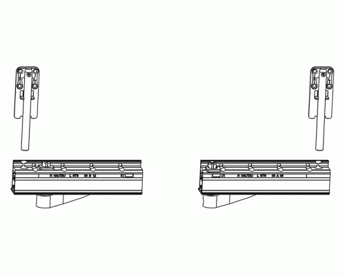 Комплект кареток SKB-S/SE, левый Комплект кареток SKB-S/SE, левый