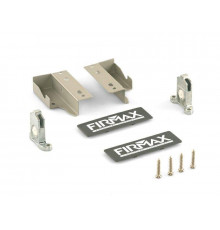Комплект креплений Firmax высота 84 мм (Держатели фасада, держатели задней стенки, заглушки) для ящика Newline, серый 1 ком.