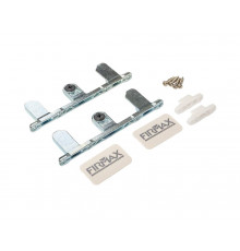 Комплект креплений Firmax высота 249 мм (Держатели фасада, заглушки) для ящика Slimline, перламутр