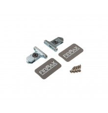 Комплект креплений Firmax высота 89/121 мм (Держатели фасада, заглушки) для ящика Slimline, кашемир