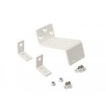 Комплект креплений Z-K-KL-04 для накладного монтажа приводов KL на раму и цепи на створку (нижнеподвесное, внутрь), белый RAL9016