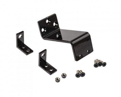 Комплект креплений Z-K-KL-04 для накладного монтажа приводов KL на раму и цепи на створку (нижнеподвесное, внутрь), черный