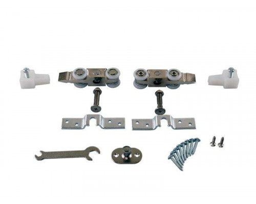 Комплект креплений ELEMENTIS, для сдвижных дверей, вес двери до 80 кг