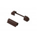 Комплект накладок ср. петли тёмно коричн. Ral 8017 (2 позиции) Elementis 2 1 ком.