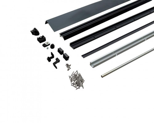 Комплект направляющих Alu-HKS, 931-1280/2630, черный Комплект направляющих Alu-HKS, 931-1280/2630, черный