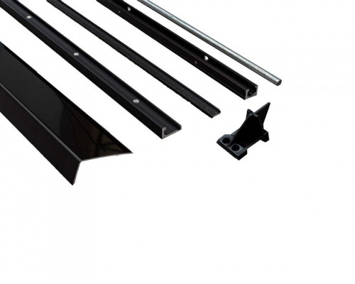 Комплект направляющих PSK COMFORT GR107/240, коричневый RAL8022