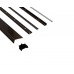Комплект направляющих PSK COMFORT GR107/240, коричневый RAL8022