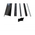 Комплект направляющих PSK COMFORT GR87/200, коричневый RAL8022 - PMPJ1100-512011