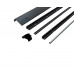 Комплект направляющих PSK COMFORT GR87/200, коричневый RAL8022 - PMPJ1100-512011