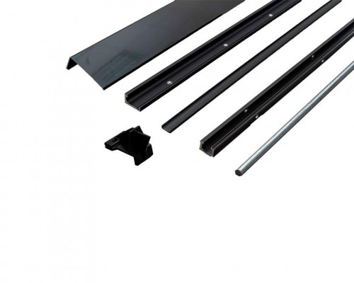 Комплект направляющих PSK COMFORT GR87/200, коричневый RAL8022 - PMPJ1100-512011