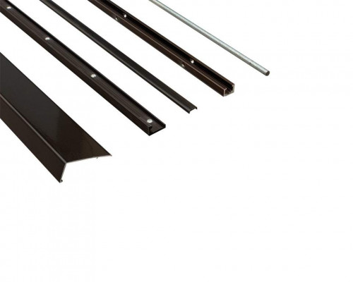 Комплект направляющих PSK COMFORT GR87/200, коричневый RAL8022 - PMPJ1100-512011