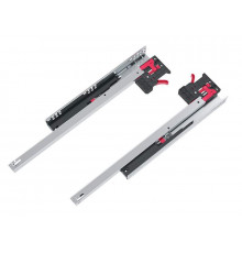 Комплект направляющих Push-to-Open 500 мм скрытого монтажа частичного выдвижения Firmax под фиксатор