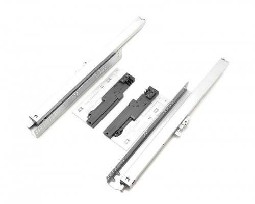 Комплект направляющих Push-to-Open под штангу-синхронизатор для ящика ALPHALUX CRYSTAL длина 400мм (лев+прав)