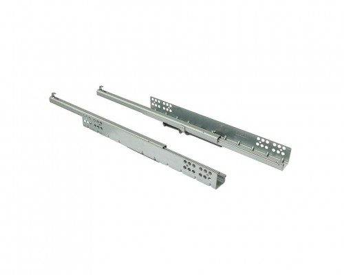 Комплект направляющих Push-to-Open скрытого монтажа Firmax Ecomotion L=550мм, частичного выдвижения  для ЛДСП 16мм 1 ком.