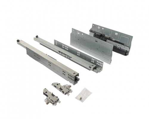 Комплект направляющих Soft+Push для ящика ALPHALUX CRYSTAL длина 500мм (лев+прав)