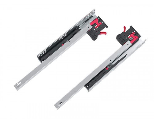 Комплект направляющих с доводчиком 250 мм скрытого монтажа частичного выдвижения Firmax под фиксатор