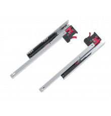 Комплект направляющих с доводчиком 500 мм скрытого монтажа частичного выдвижения Firmax под фиксатор