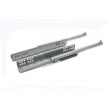 Комплект направляющих скрытого монтажа Firmax One L=350мм, штырь, частичного выдвижения с доводчиком, 1мм, для ЛДСП 16мм