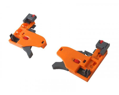 Комплект направляющих Push-to-Open скрытого монтажа Firmax 3D Control  L=350мм, полного выдвижения, для ЛДСП 16мм, 3д регулировка (2 направляющие + 2 крепления) 1 ком.