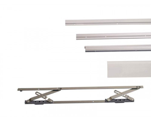 Комплект направляющих+ручка PTS-130 New, 2000мм, белый - ШСФ600-900