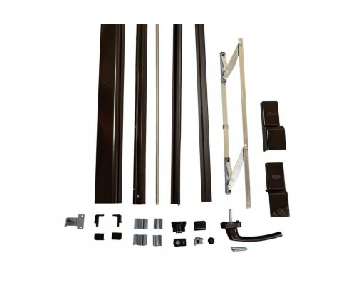 Комплект направляющих+ручка PTS-160 кг., 2000мм, коричневый - ШСФ600-900
