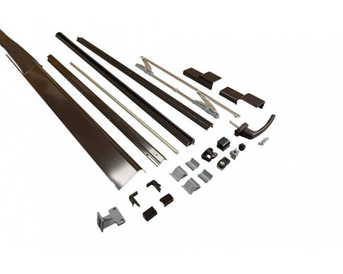 Комплект направляющих+ручка PTS-160 кг., 2000мм, коричневый - ШСФ600-900