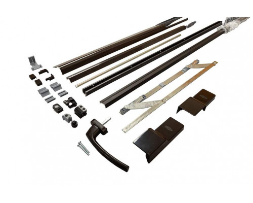 Комплект направляющих+ручка PTS-160 кг., 2000мм, коричневый - ШСФ600-900