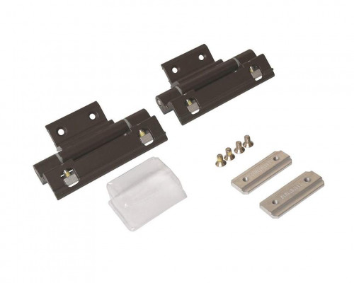 Комплект петель фрамужных Alu 540, клемма 1, V.02, 130 кг, коричневый R05.4, 728717, 2 шт. 1 шт.