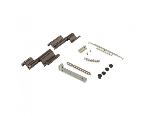 Комплект петель поворотно-откидных, Европаз, 4030.30, коричневый RAL8019, (1 комплект = 2 пакета) 1 ком.